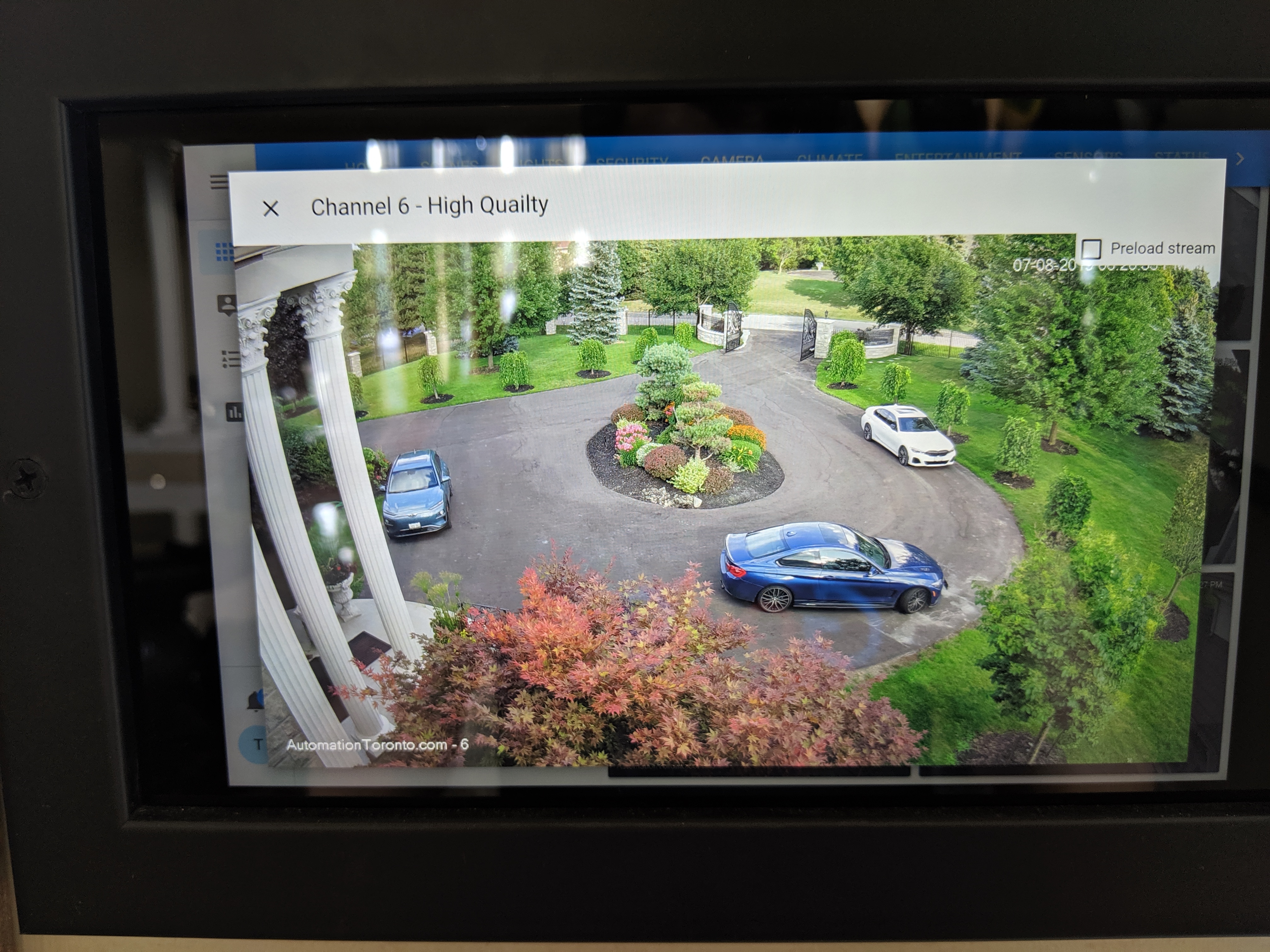 Driveway Camera View